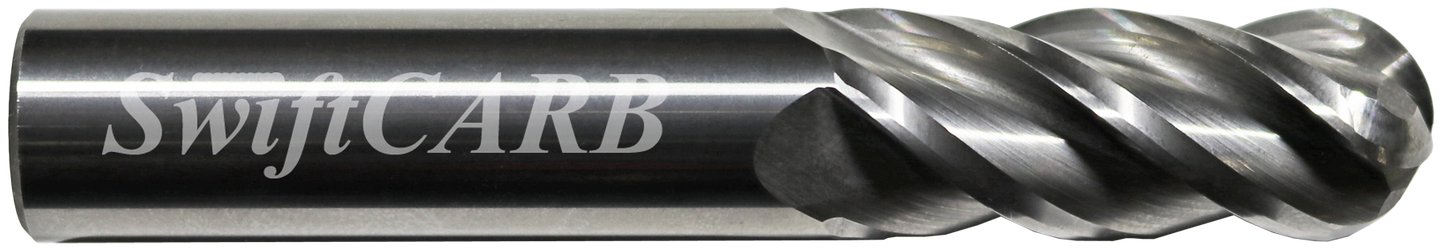 1.25" AF4 4-Flute Ball Mill